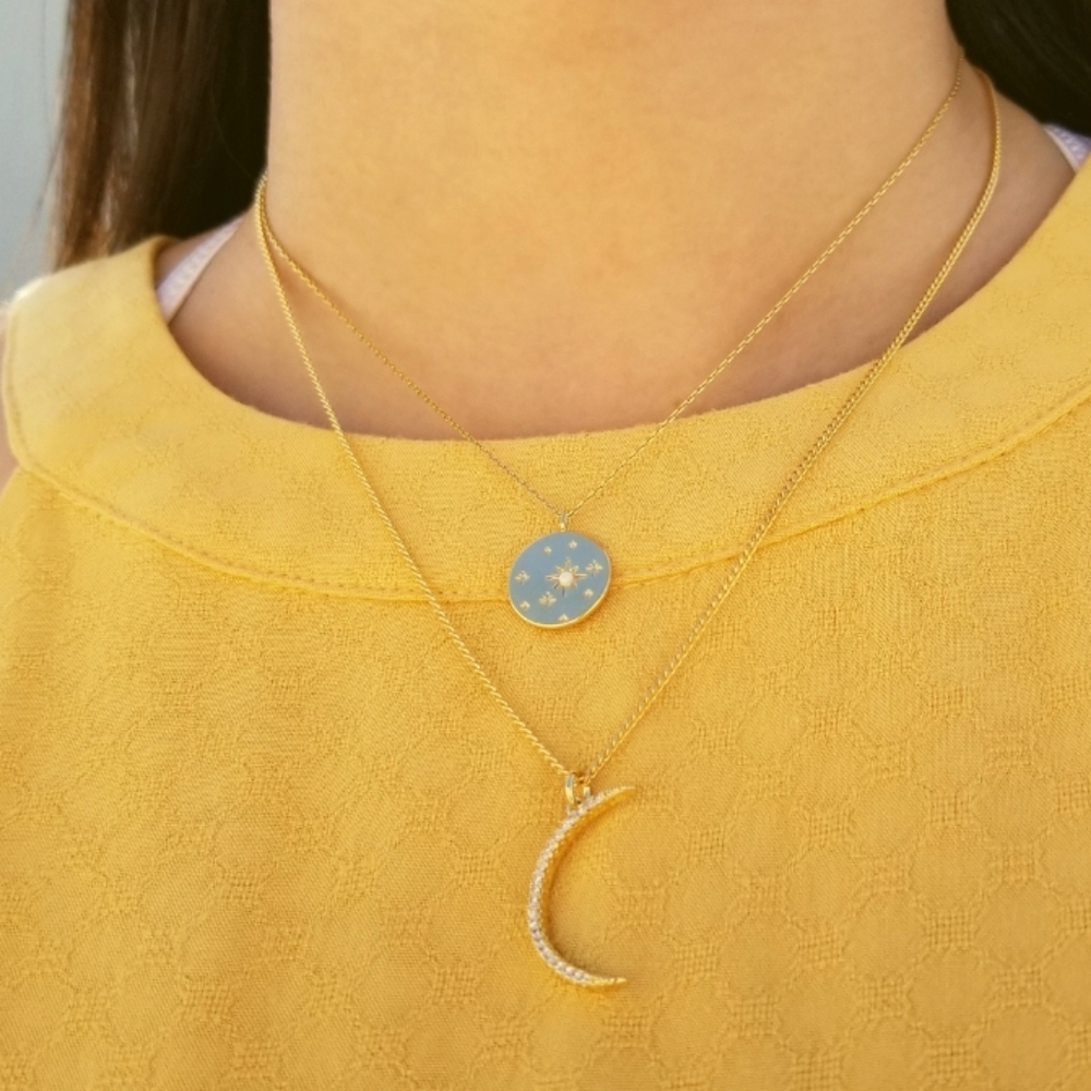 North Star Coin Necklace